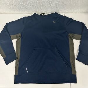 Nike Therma-Fit Men’s Hoodie - Navy and Olive